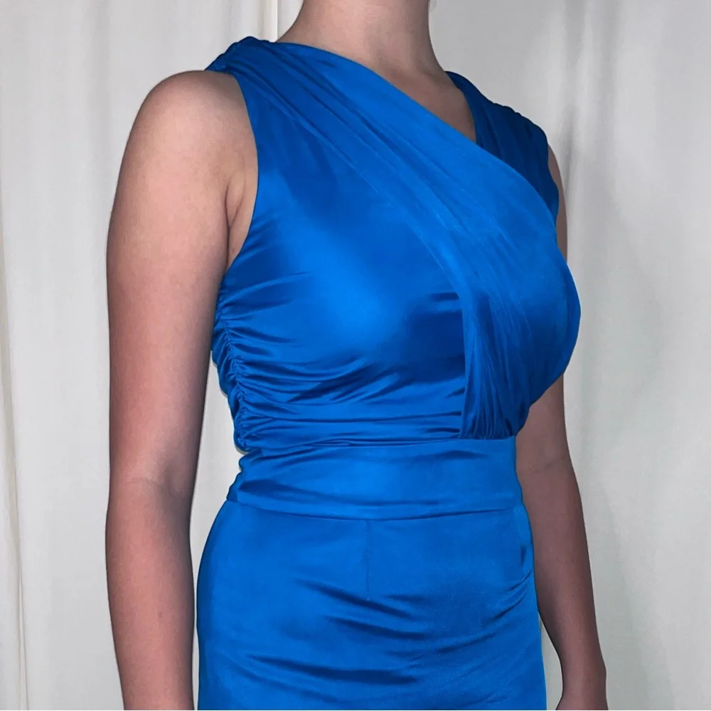 Reiss Sleeveless Ruched Sheath Dress - Picture 2 of 6